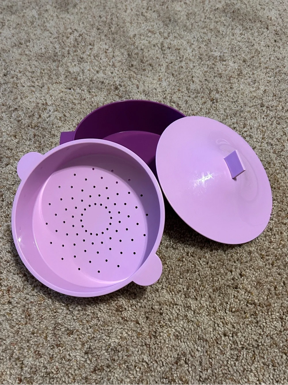Tupperware 3 Piece Micro Steamer